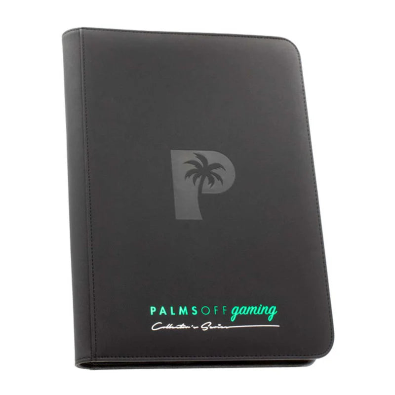 Palms Off Collector’s Series 9 Pocket Zip Binder - BLACK