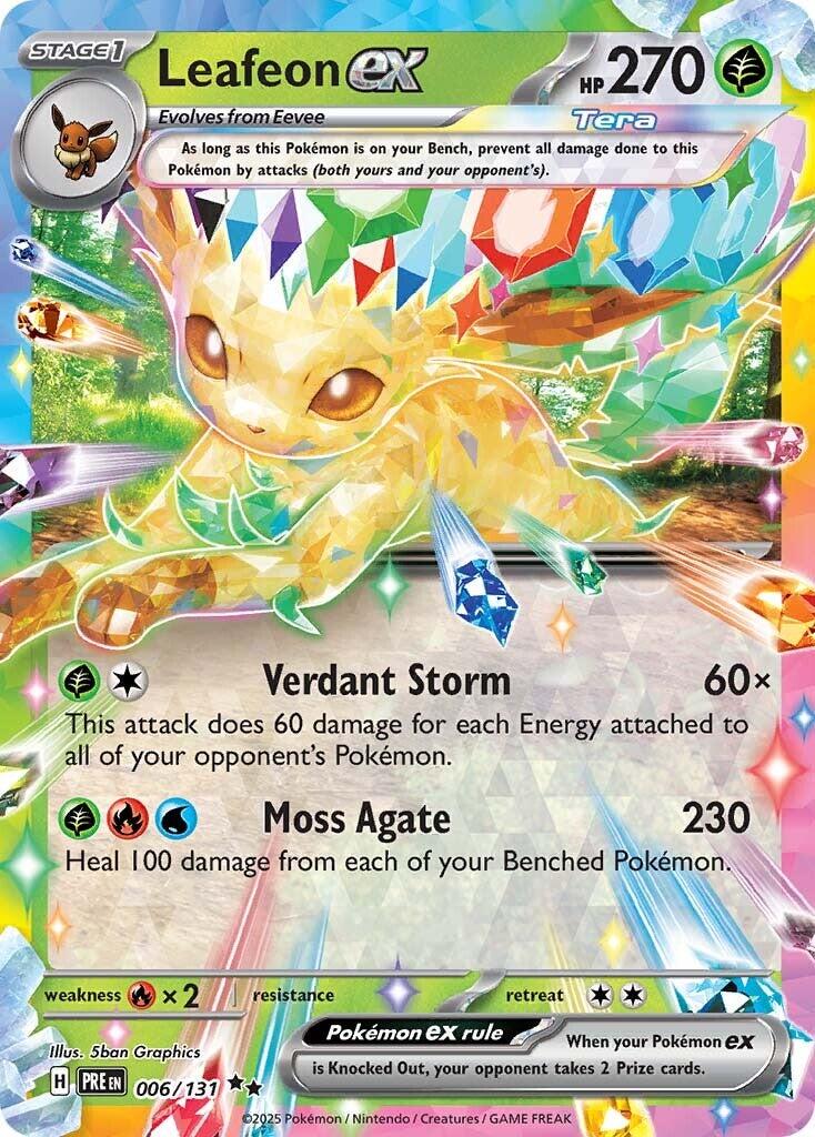 Leafeon ex - 006/131 Prismatic Evolutions
