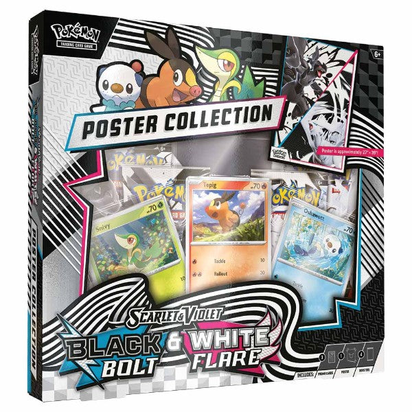 Pokemon TCG - Unova Black Bolt White Flare Poster Collection