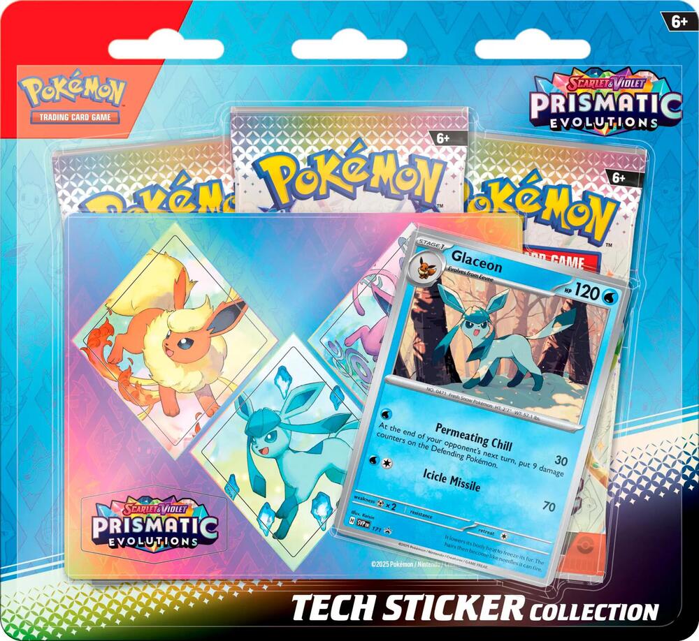 Scarlet & Violet 8.5 Prismatic Evolutions Tech Sticker Collection