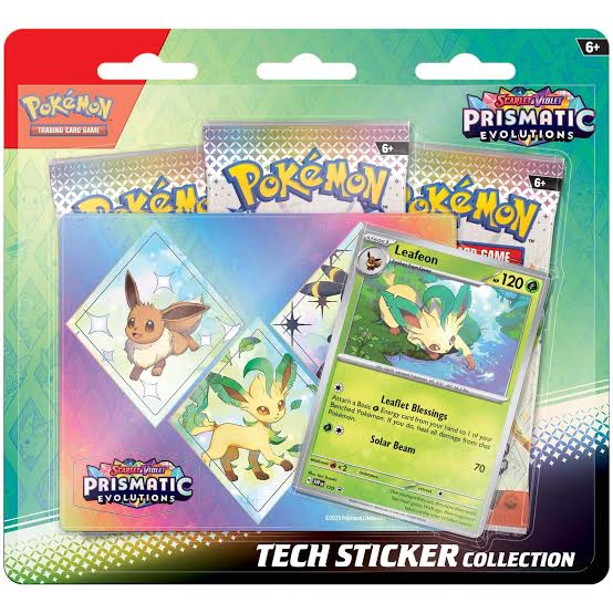 Scarlet & Violet 8.5 Prismatic Evolutions Tech Sticker Collection