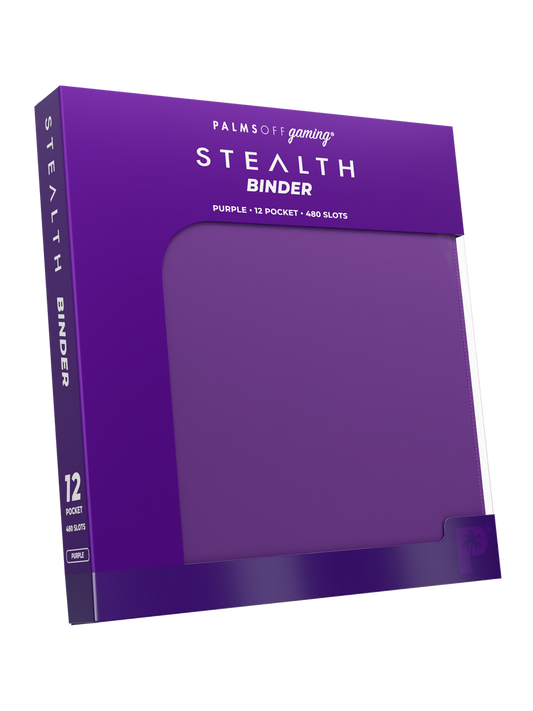Palms Off STEALTH 12 Pocket Zip Binder – Purple