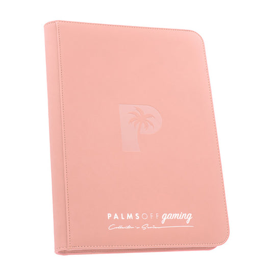 Palms Off Collector’s Series 9 Pocket Zip Binder- PINK