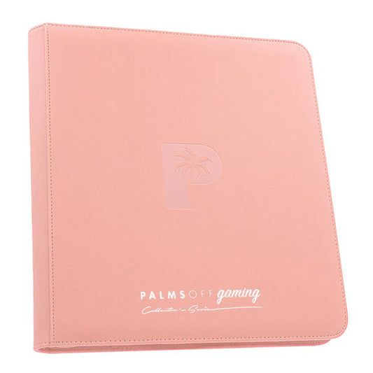 Palms Off Collector’s Series 12 Pocket Zip Binder- PINK