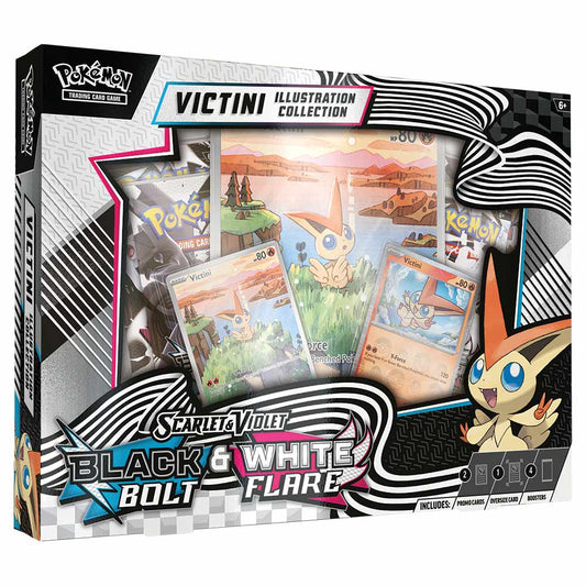 Pokemon TCG - Black Bolt & White Flare Victini Illustration Collection