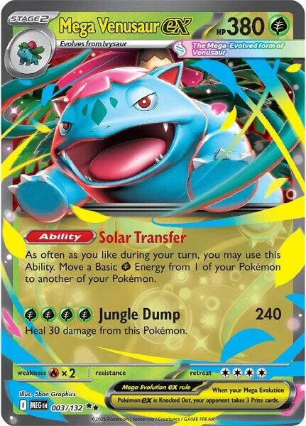 Mega Venusaur ex 003/132 Mega Evolution
