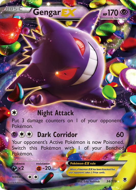 Gengar 34/119 XY Phantom Forces 2014