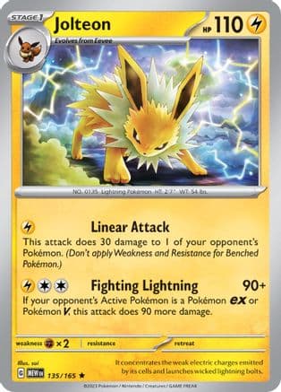Jolteon 135-165 Holo
