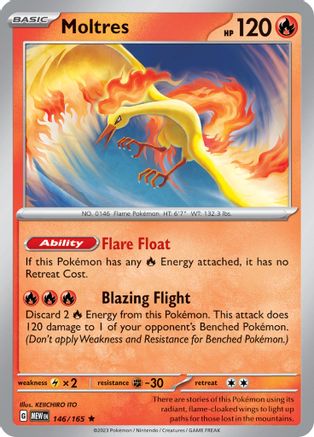 Moltres 146-165 Holo