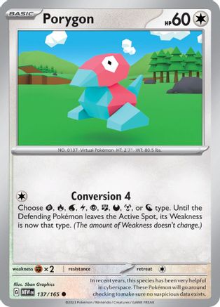 Porygon 137-165