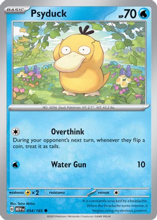 Psyduck 054-165 Reverse Holo