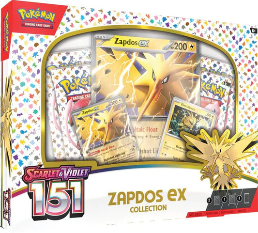 Pokemon TCG - Scarlet & Violet 151 - Zapdos ex Collection