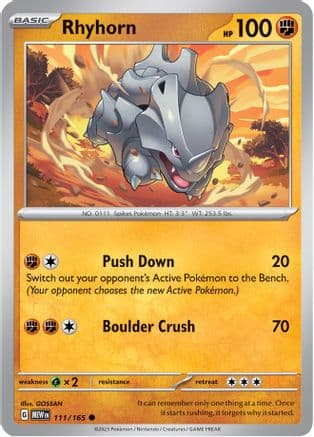 Rhyhorn 111-165
