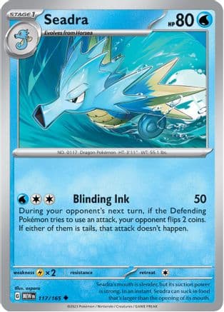 Seadra 117-165 Reverse Holo