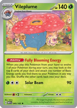Vileplume 045-165 Holo
