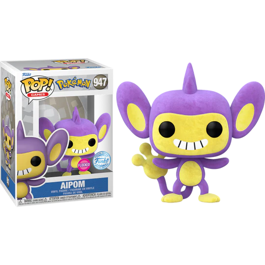 Aipom 947 Funko Pop! Flocked Figure