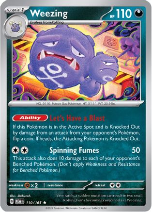 Weezing 110-165 Holo